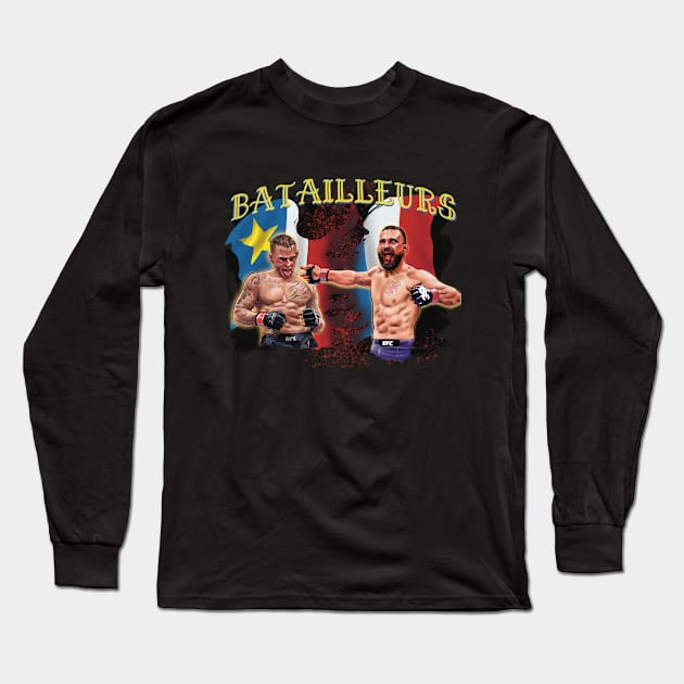 batailleurs Long Sleeve T-Shirt by Paskalamak